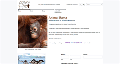 Desktop Screenshot of animalmama.org
